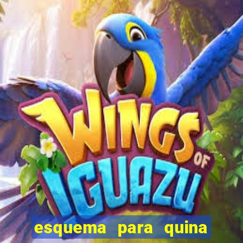 esquema para quina com 20 dezenas