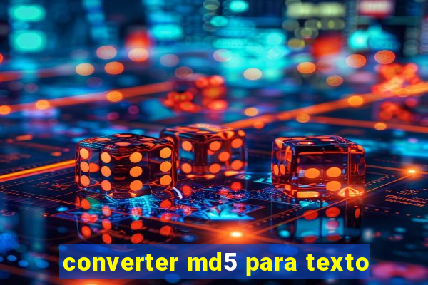 converter md5 para texto