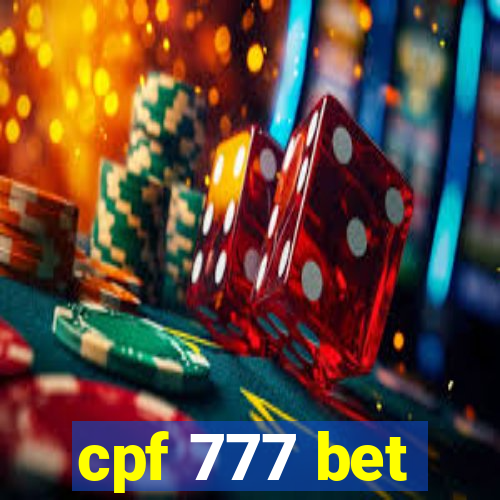 cpf 777 bet