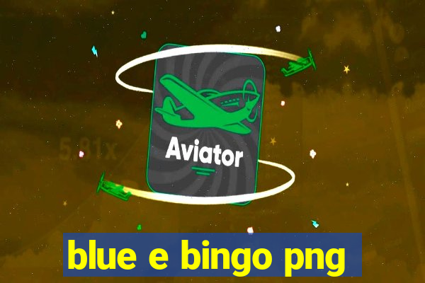 blue e bingo png