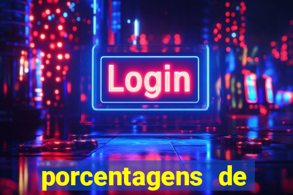 porcentagens de jogos pagantes