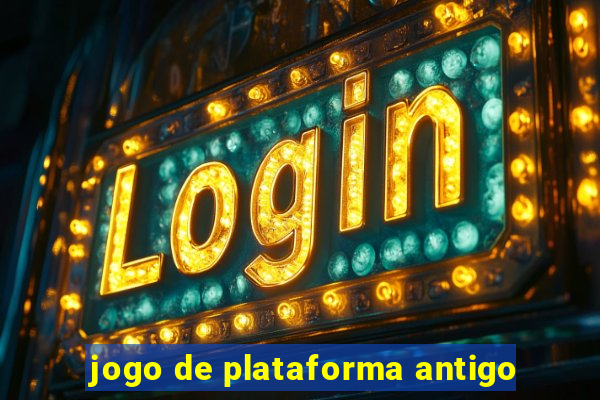 jogo de plataforma antigo