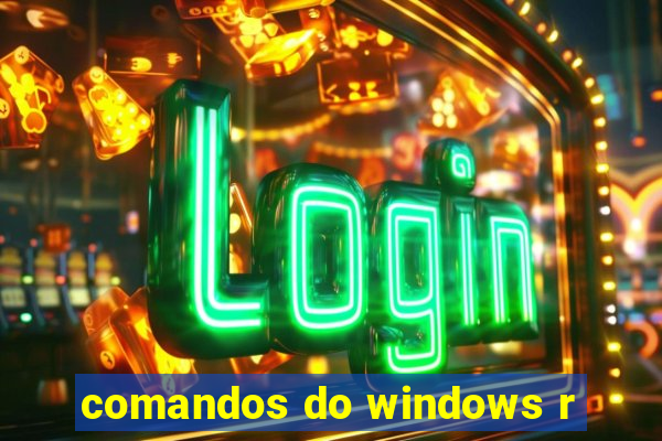 comandos do windows r