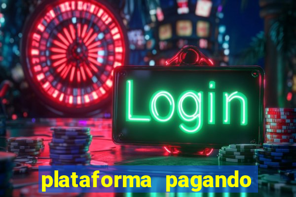 plataforma pagando no cadastro