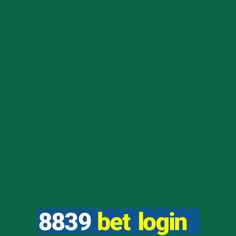 8839 bet login