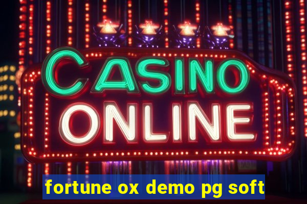 fortune ox demo pg soft