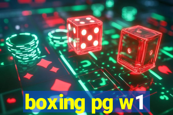 boxing pg w1